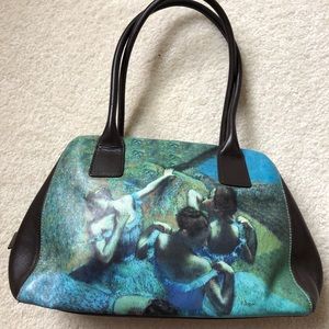 Icon Painted Leather Handbag